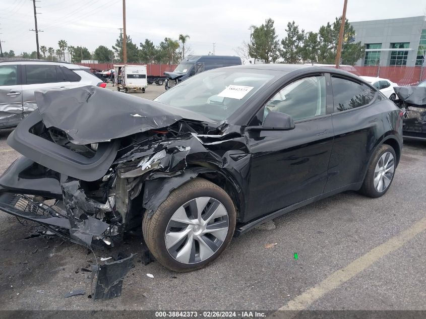 2023 Tesla Model Y Awd/Long Range Dual Motor All-Wheel Drive VIN: 7SAYGDEE7PA142402 Lot: 38842373