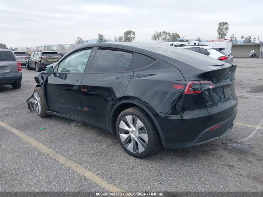 2023 Tesla Model Y Awd/Long Range Dual Motor All-Wheel Drive VIN: 7SAYGDEE7PA142402 Lot: 38842373