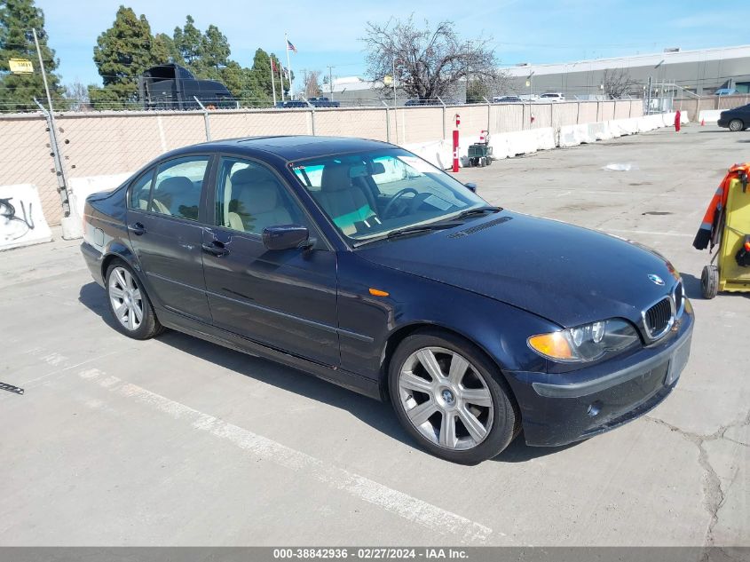 2002 BMW 325I VIN: WBAET37472NJ18332 Lot: 38842936