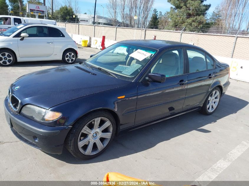 2002 BMW 325I VIN: WBAET37472NJ18332 Lot: 38842936