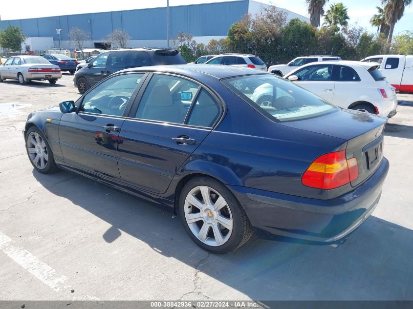 2002 BMW 325I VIN: WBAET37472NJ18332 Lot: 38842936