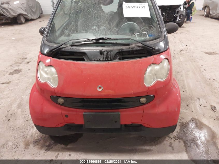 2005 Smart Fortwo VIN: WMEAJ00F05J181447 Lot: 38864868