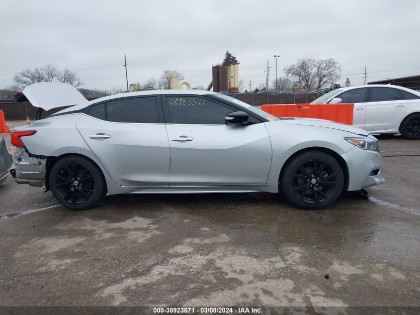 2018 Nissan Maxima 3.5 Sv VIN: 1N4AA6AP3JC390761 Lot: 38923571