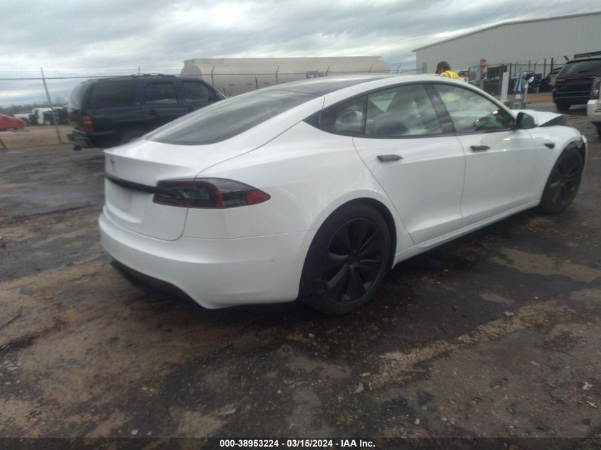 2022 Tesla Model S Dual Motor All-Wheel Drive VIN: 5YJSA1E57NF462869 Lot: 38953224