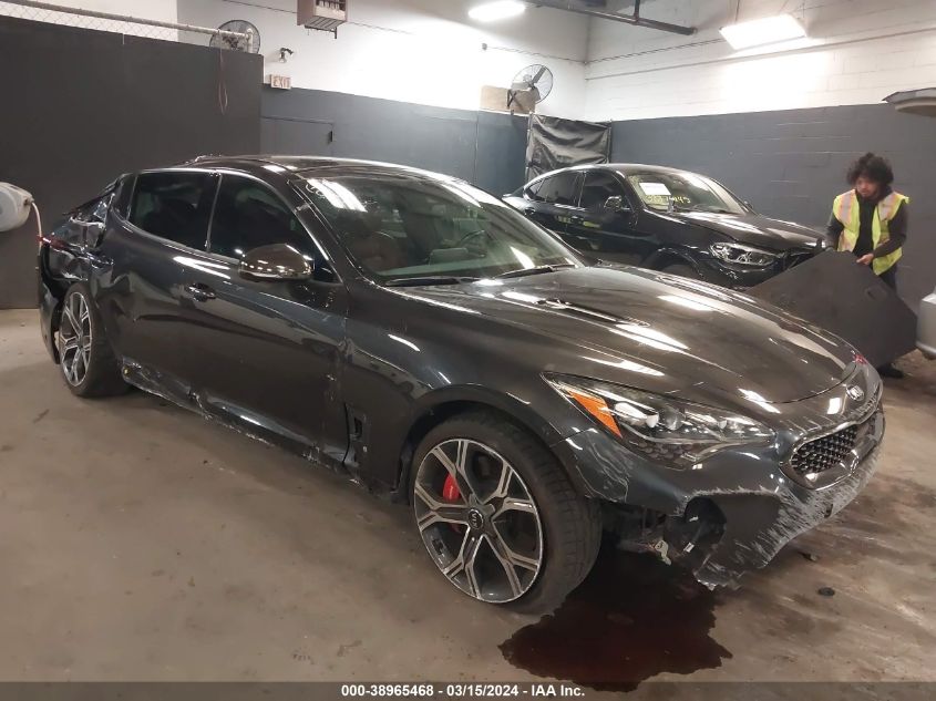 2021 Kia Stinger Gt2 VIN: KNAE55LC7M6091195 Lot: 38965468