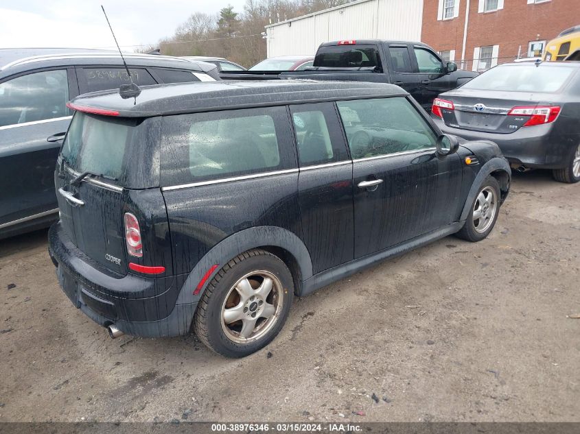 2011 Mini Cooper Clubman VIN: WMWZF3C59BT187879 Lot: 38976346