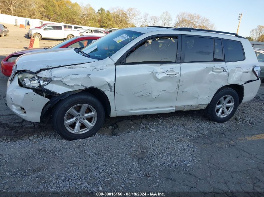 2010 Toyota Highlander Base V6 VIN: JTEZK3EH4A2096184 Lot: 39015150