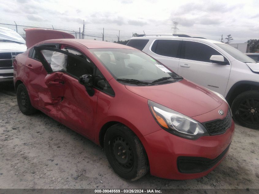 2014 Kia Rio Lx VIN: KNADM4A39E6344191 Lot: 39048559