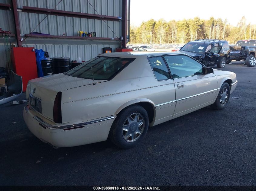 1999 Cadillac Eldorado Standard VIN: 1G6EL12Y2XU606198 Lot: 39053118