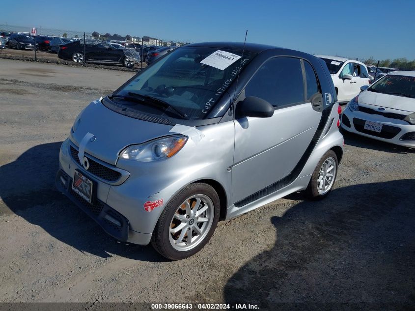 2015 Smart Fortwo Electric Drive Passion VIN: WMEEJ9AA1FK830595 Lot: 39066643