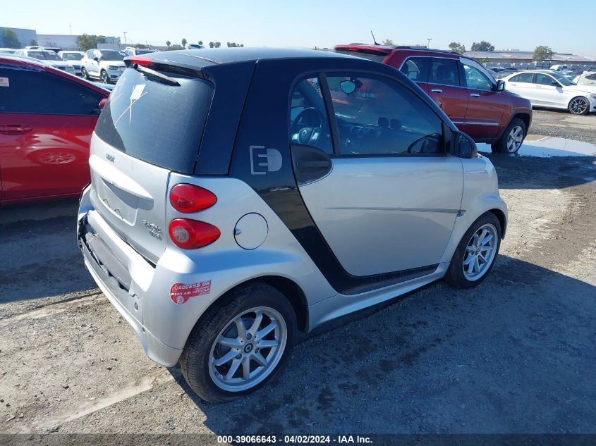 2015 Smart Fortwo Electric Drive Passion VIN: WMEEJ9AA1FK830595 Lot: 39066643