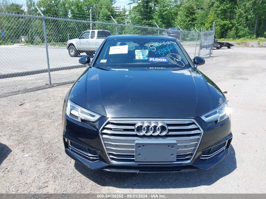 2017 Audi A4 2.0T Premium VIN: WAUENAF43HN000285 Lot: 39100252