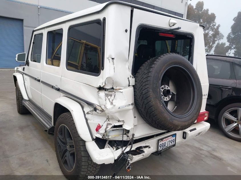 2017 Mercedes-Benz Amg G 63 4Matic VIN: WDCYC7DFXHX275034 Lot: 39134517