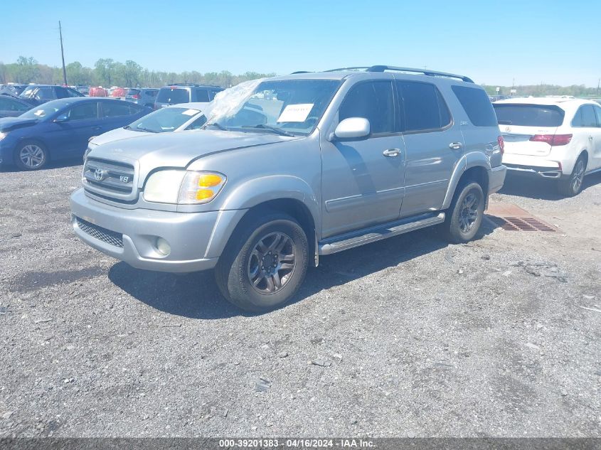 2004 Toyota Sequoia Sr5 V8 VIN: 5TDBT44A74S212875 Lot: 39201383