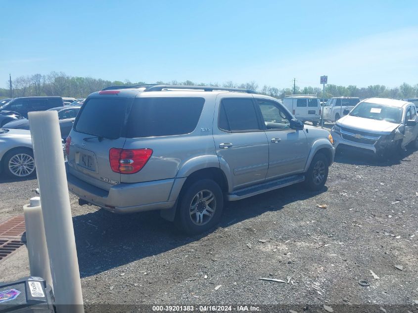 2004 Toyota Sequoia Sr5 V8 VIN: 5TDBT44A74S212875 Lot: 39201383