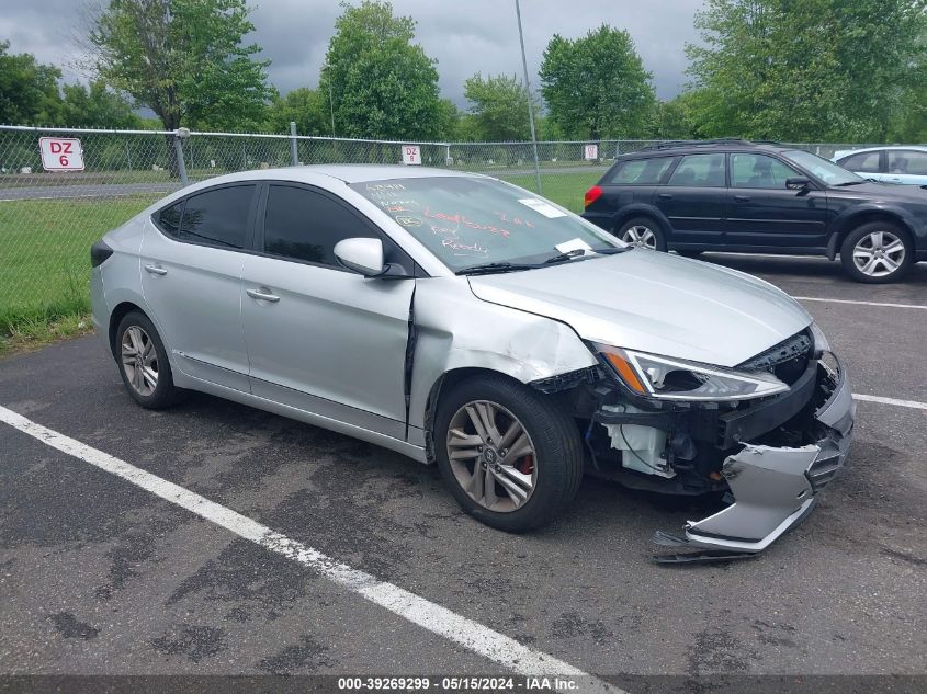 2019 Hyundai Elantra Sel VIN: KMHD84LF1KU737989 Lot: 39269299