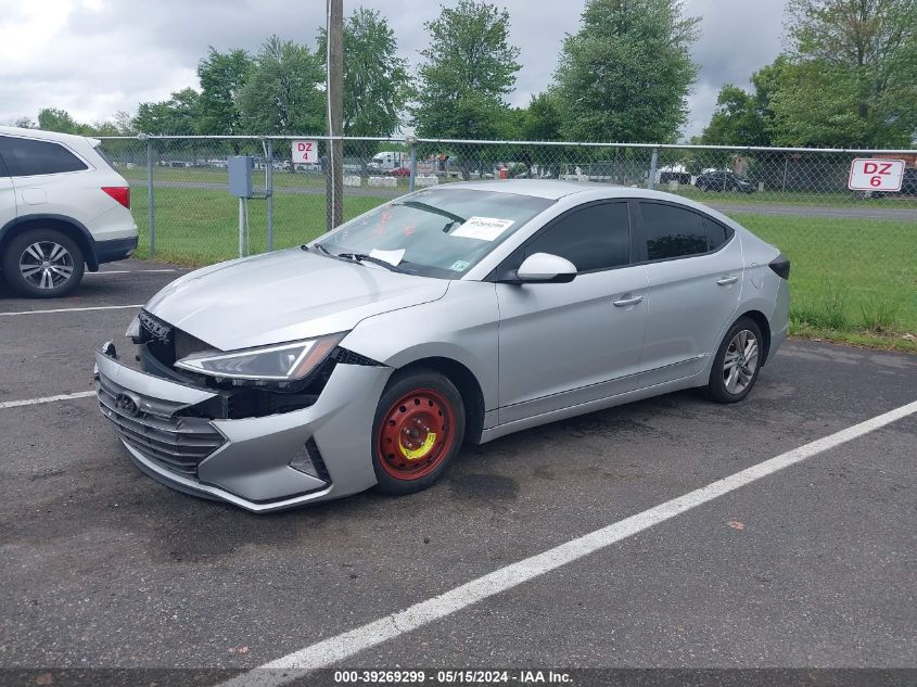 2019 Hyundai Elantra Sel VIN: KMHD84LF1KU737989 Lot: 39269299