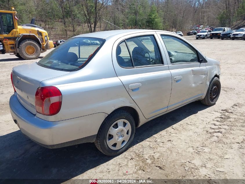 2001 Toyota Echo VIN: JTDBT123710104614 Lot: 39280063