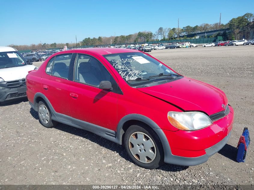 2000 Toyota Echo VIN: JTDBT1231Y0046333 Lot: 39296127