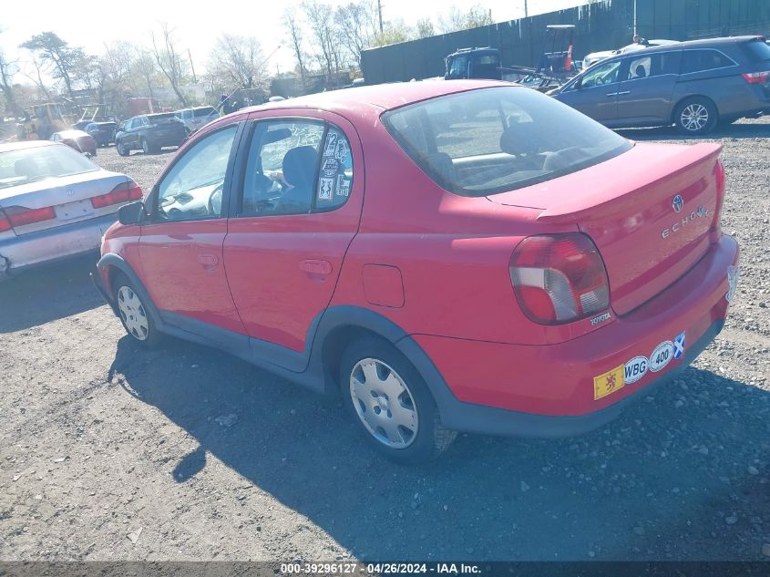 2000 Toyota Echo VIN: JTDBT1231Y0046333 Lot: 39296127