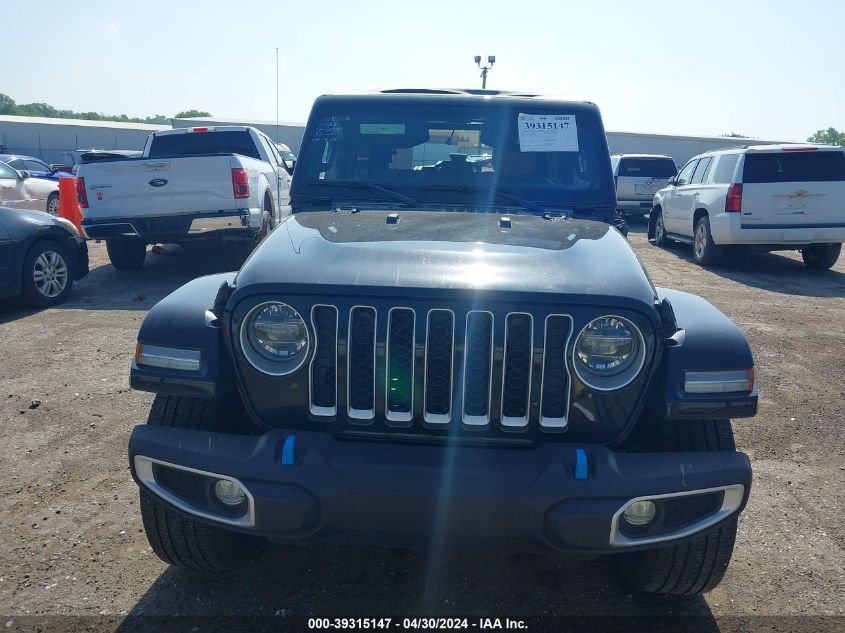 2022 Jeep Wrangler 4Xe Unlimited Sahara 4X4 VIN: 1C4JJXP65NW205483 Lot: 39315147