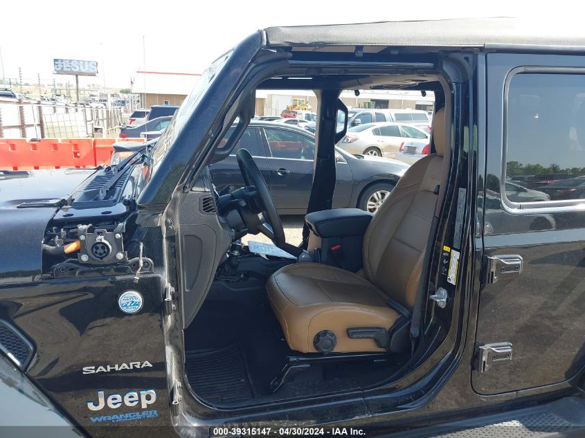 2022 Jeep Wrangler 4Xe Unlimited Sahara 4X4 VIN: 1C4JJXP65NW205483 Lot: 39315147