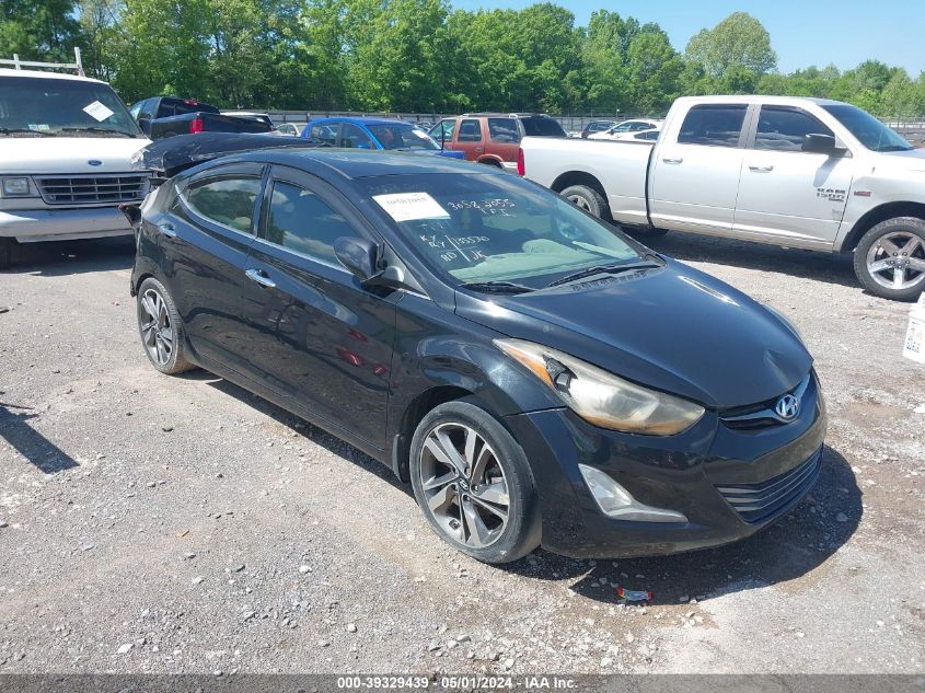 2014 Hyundai Elantra Limited VIN: 5NPDH4AE5EH496970 Lot: 39329439