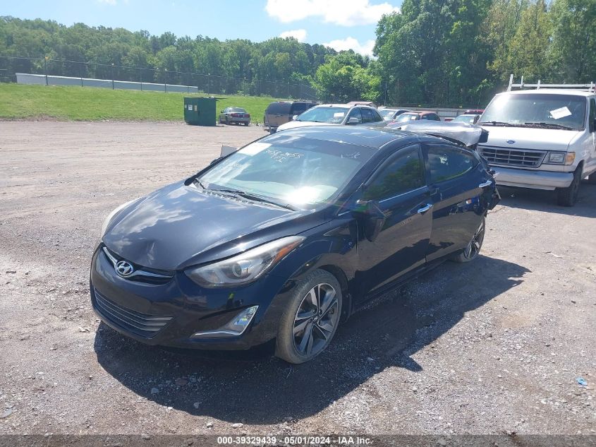 2014 Hyundai Elantra Limited VIN: 5NPDH4AE5EH496970 Lot: 39329439