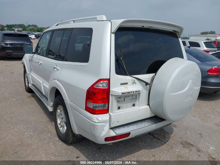 2003 Mitsubishi Montero 20Th Anniversary VIN: JA4NW61S03J047044 Lot: 39334966