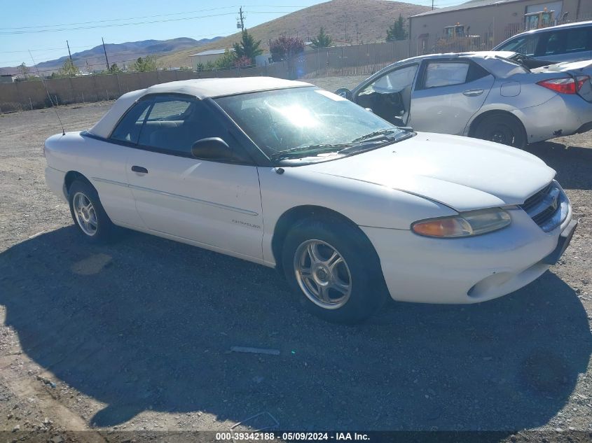 1996 Chrysler Sebring Jx VIN: 3C3EL45HXTT268472 Lot: 39342188