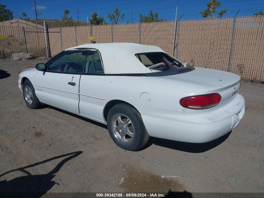 1996 Chrysler Sebring Jx VIN: 3C3EL45HXTT268472 Lot: 39342188