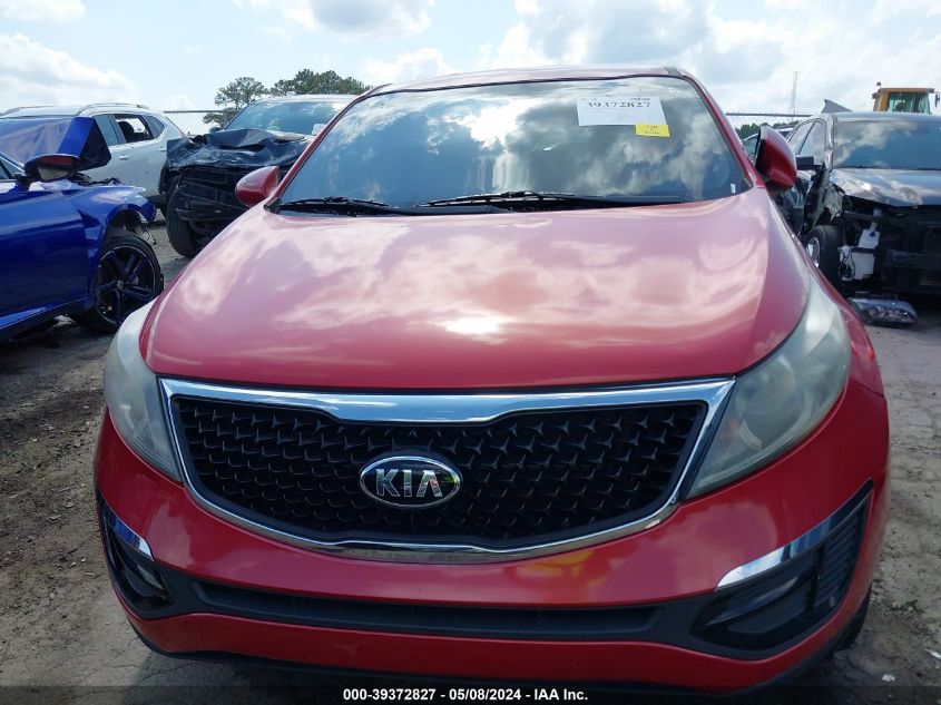 2014 Kia Sportage Lx VIN: KNDPB3AC5E7560825 Lot: 39372827