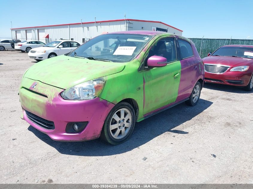 2015 Mitsubishi Mirage Es VIN: ML32A4HJ8FH050006 Lot: 39384239