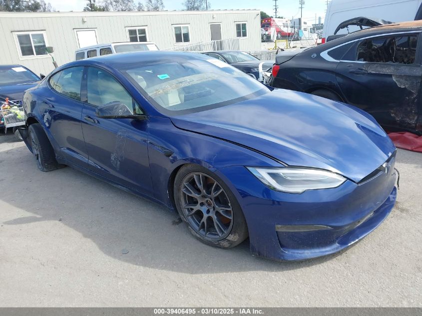 2021 Tesla Model S Long Range Dual Motor All-Wheel Drive VIN: 5YJSA1E51MF442874 Lot: 39406495