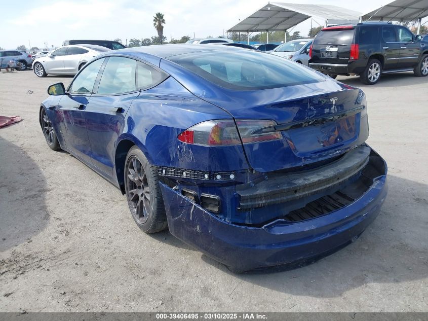 2021 Tesla Model S Long Range Dual Motor All-Wheel Drive VIN: 5YJSA1E51MF442874 Lot: 39406495