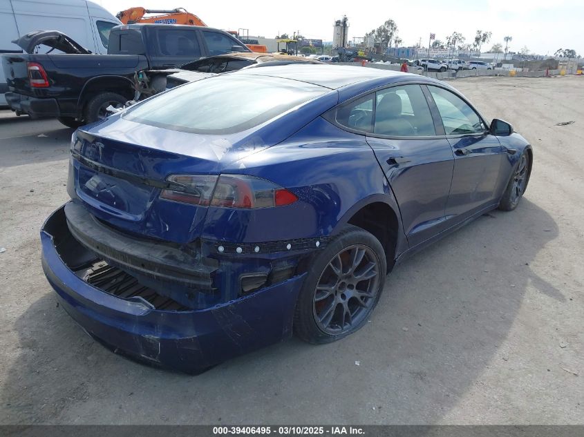 2021 Tesla Model S Long Range Dual Motor All-Wheel Drive VIN: 5YJSA1E51MF442874 Lot: 39406495