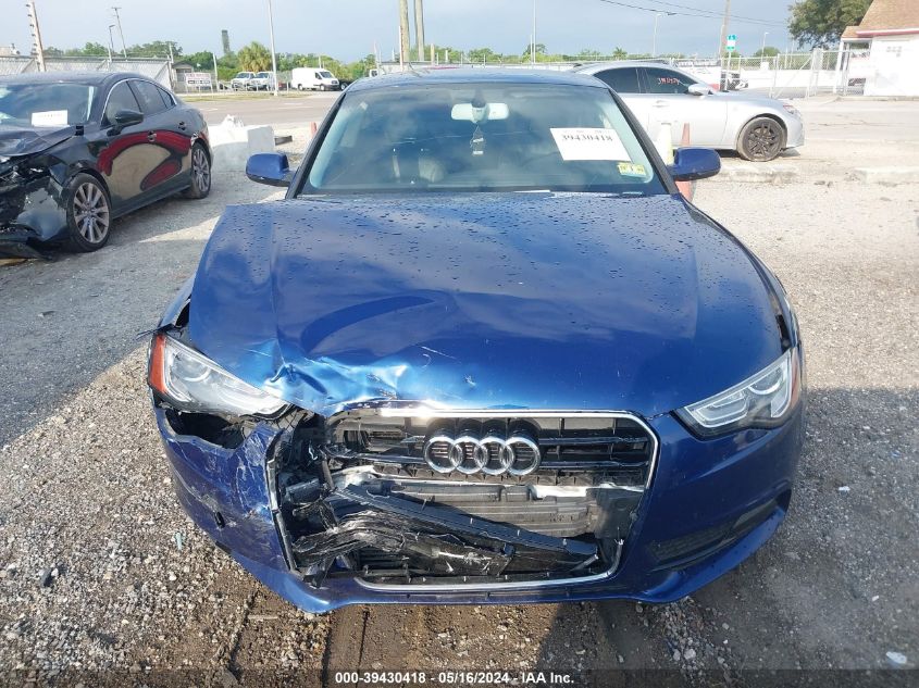 2014 Audi A5 2.0T Premium VIN: WAULFAFRXEA037028 Lot: 39430418