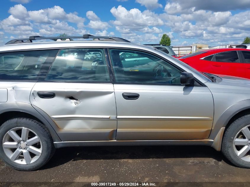 2007 Subaru Outback 2.5I VIN: 4S4BP61CX77307981 Lot: 39517249