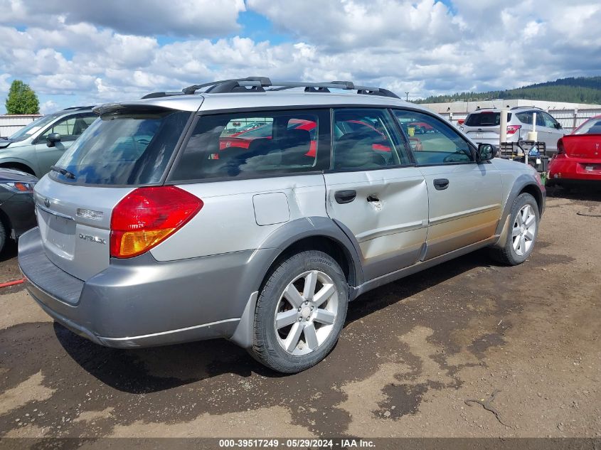 2007 Subaru Outback 2.5I VIN: 4S4BP61CX77307981 Lot: 39517249