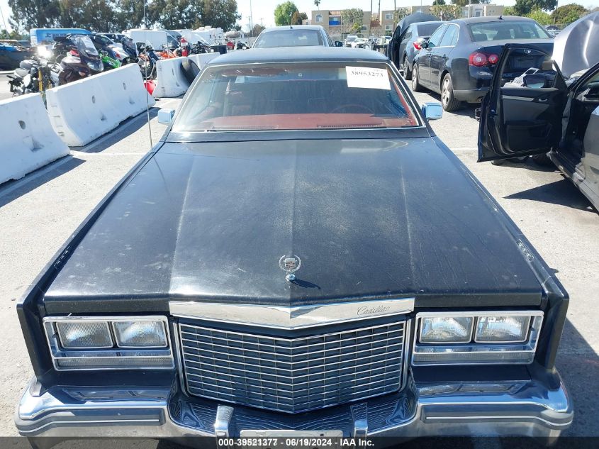 1979 Cadillac Eldorado VIN: 6L57B9E633873 Lot: 39521377