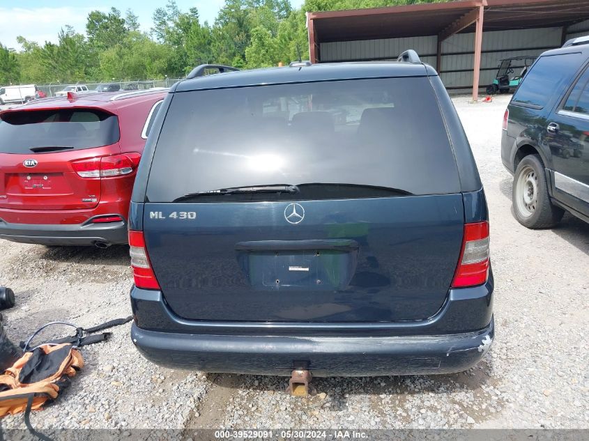 2000 Mercedes-Benz Ml 430 VIN: 4JGAB72E2YA201772 Lot: 39529091