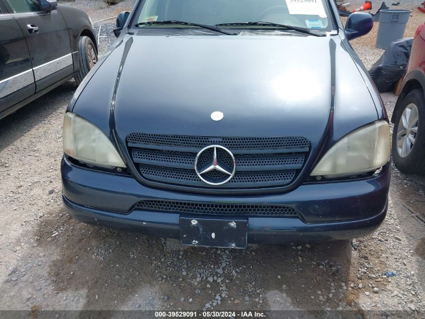 2000 Mercedes-Benz Ml 430 VIN: 4JGAB72E2YA201772 Lot: 39529091