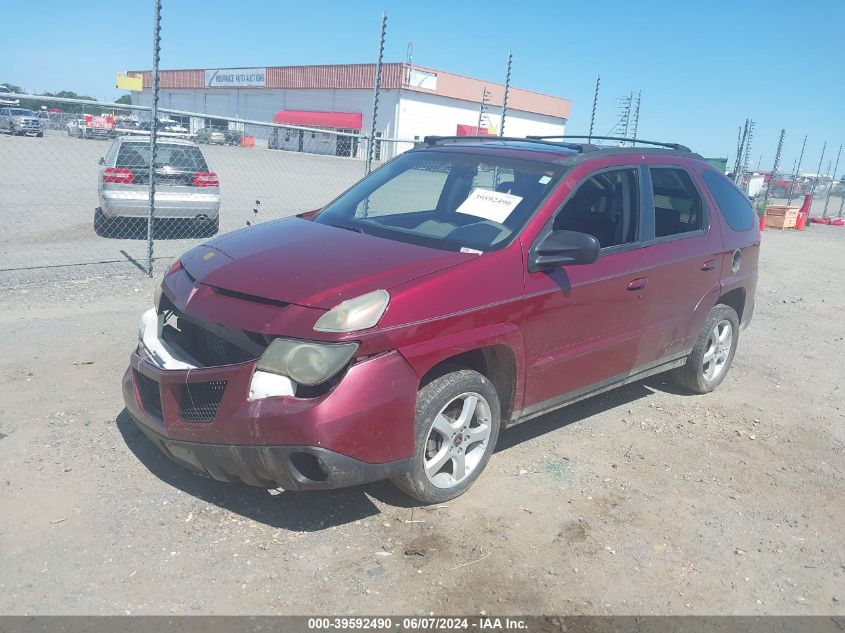 2003 Pontiac Aztek VIN: 3G7DA03E73S531276 Lot: 39592490