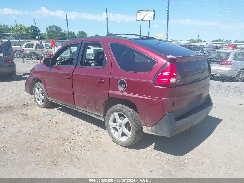 2003 Pontiac Aztek VIN: 3G7DA03E73S531276 Lot: 39592490