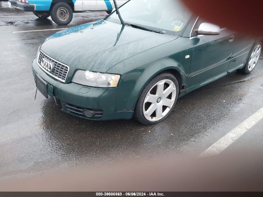 2005 Audi S4 4.2 VIN: WAUPL68E85A018964 Lot: 39606163