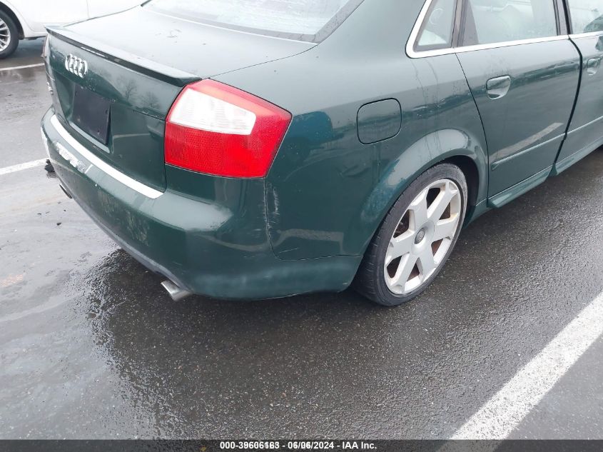 2005 Audi S4 4.2 VIN: WAUPL68E85A018964 Lot: 39606163