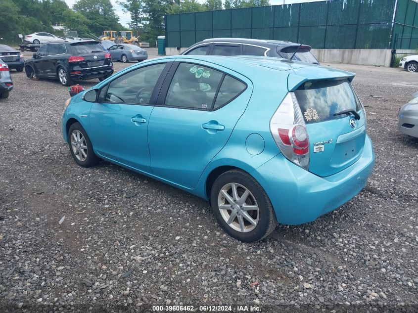 2014 Toyota Prius C Four VIN: JTDKDTB33E1077792 Lot: 39606462