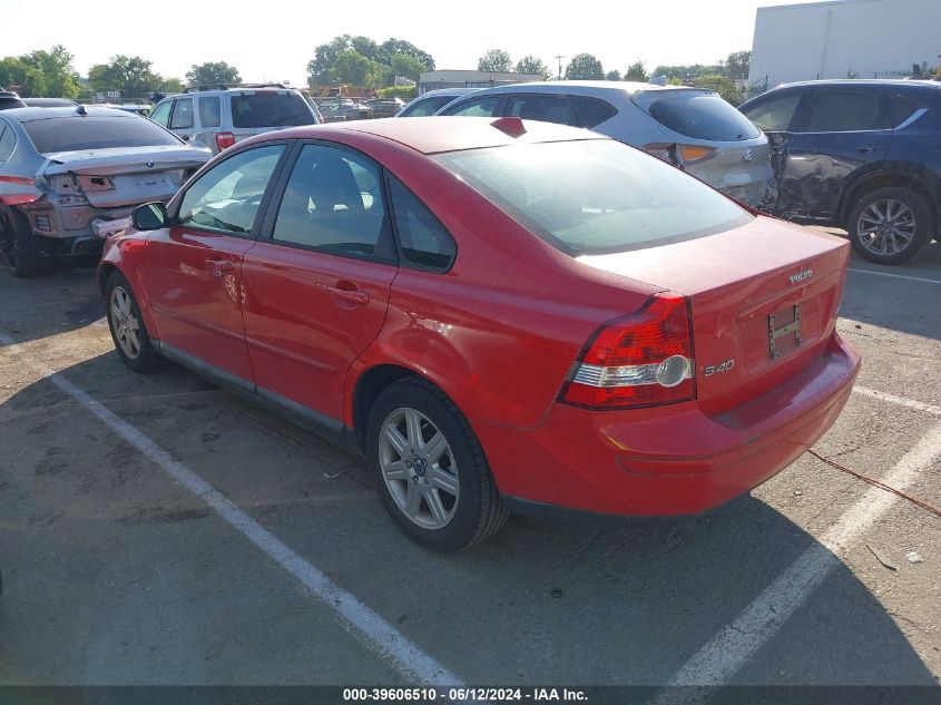 2007 Volvo S40 2.4I VIN: YV1MS382372271369 Lot: 39606510