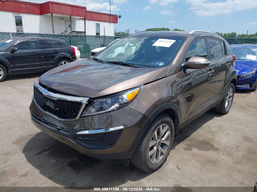 2015 Kia Sportage Lx VIN: KNDPBCACXF7697020 Lot: 39611159