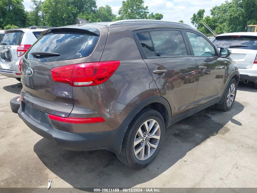 2015 Kia Sportage Lx VIN: KNDPBCACXF7697020 Lot: 39611159